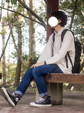 「ハイカット」｜「アイテム（その他）」を使った、りょうすけさん（メンズ・166cm）の秋コーディネート