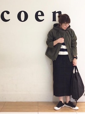 coen  あんどうさん（レディース・163cm）の秋コーディネート