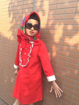 「レトロファッション」｜かりなさん（キッズ・130cm）の春コーディネート