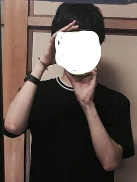 「FRAPBOIS（フラボア）のアイテム（トップス、ブラック系）」を使った、もっちりさん（メンズ・179cm）の夏コーディネート