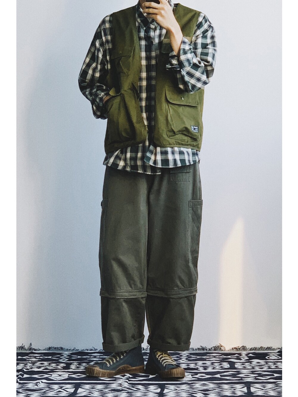 「ootd、夏、夏コーデ、休日スタイル、休日コーデ、SPALWART、Proteus」｜「Proteusのアイテム（シャツ/ブラウス、その他）」を使った、灰白光さん（メンズ・176cm）の夏コーディネートの1枚目の写真