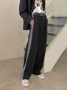 「韓流」｜BUDZ ONLINE SHOPさん（メンズ・176cm）の冬コーディネート