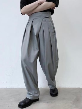 「オルチャンファッション」｜「アイテム（スラックス）」を使った、BUDZ ONLINE SHOPさん（メンズ・175cm）の春コーディネート