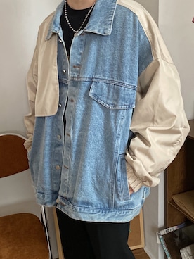 「オルチャンファッション」｜「アイテム（ジャケット/アウター）」を使った、BUDZ ONLINE SHOPさん（メンズ・178cm）の秋コーディネート