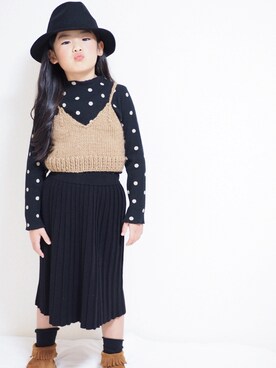 「アイテム（その他トップス）」を使った、ai♡さん（キッズ・110cm）の秋コーディネート