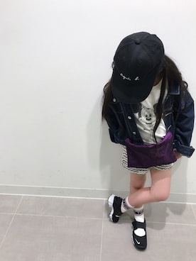 「ナイキリフト」｜「アイテム（その他）」を使った、ai♡さん（キッズ・120cm）の春コーディネート