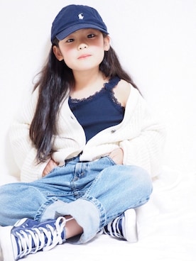 「アイテム（キャミソール）」を使った、ai♡さん（キッズ・120cm）の春コーディネート