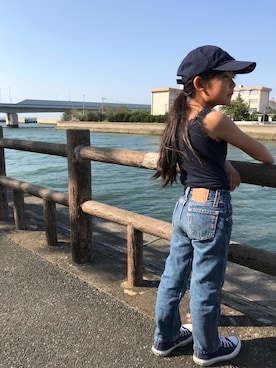 「アイテム（キャミソール）」を使った、ai♡さん（キッズ・120cm）の春コーディネート