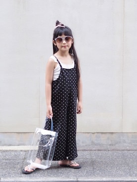 「アイテム（キャミソール）」を使った、ai♡さん（キッズ・120cm）の夏コーディネート
