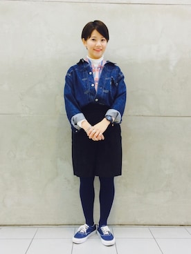 「SASQUATCHfabrix.（サスクワァッチファブリックス）のアイテム」を使った、tomoyosonodaさん（レディース・158cm）の春コーディネート
