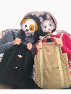 「学校」｜「アイテム（スウェット）」を使った、えとぅんさん（レディース・158cm）の冬コーディネート