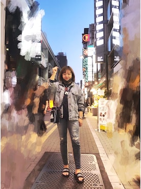 「bit blue（ビットブルー）のアイテム」を使った、天狼星FFanyさん（レディース・170cm）の春コーディネート