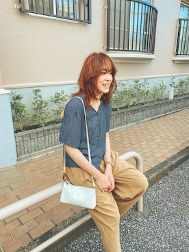 「Sebastian（セバスティアン）のアイテム」を使った、Renさん（レディース・165cm）の秋コーディネート