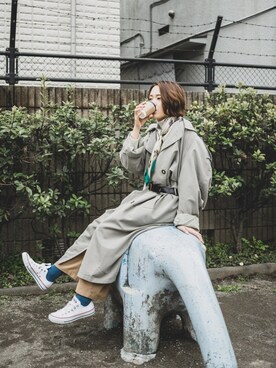 「Sebastian（セバスティアン）のアイテム」を使った、Renさん（レディース・165cm）の秋コーディネート