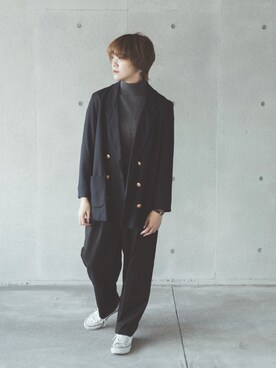 「Sebastian（セバスティアン）のアイテム」を使った、Renさん（レディース・165cm）の秋コーディネート