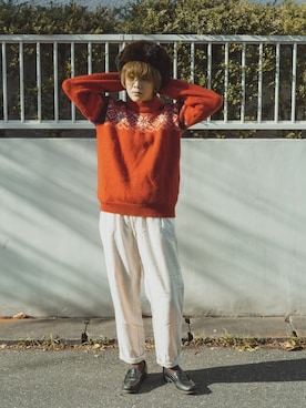 「Sebastian（セバスティアン）のアイテム」を使った、Renさん（レディース・165cm）の冬コーディネート