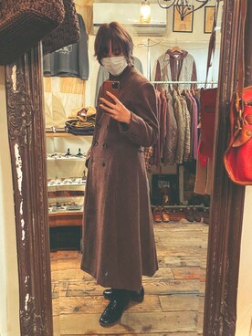 「Hender Scheme（エンダースキーマ）のアイテム（その他）」を使った、Renさん（レディース・165cm）の冬コーディネート