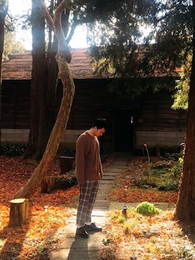 たくなりさん（メンズ・174cm）の冬コーディネート