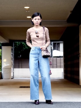 「persol（ペルソール）のアイテム」を使った、wc__gnさん（レディース・157cm）の夏コーディネート