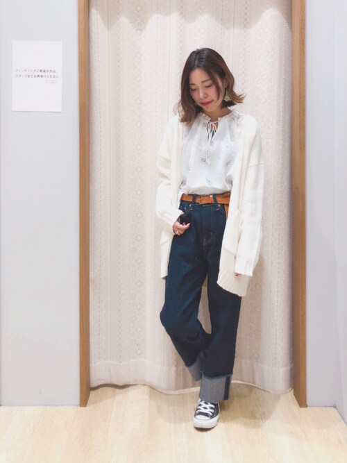 Miki Earth Music Ecology Earth Music Ecologyのシャツ ブラウスを使ったコーディネート Wear