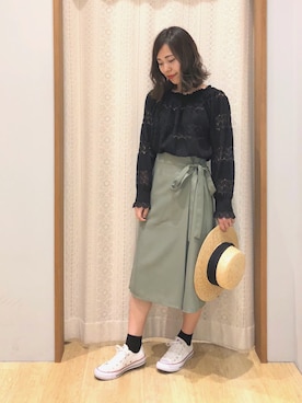 mikiさん（レディース・151cm）の春コーディネート