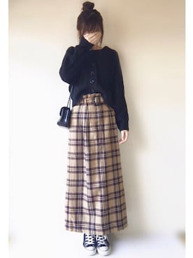 YOSSYさん（レディース・165cm）の冬コーディネート