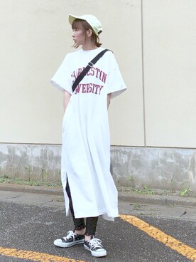 しまむら シマムラ のキャップ イエロー系 を使ったレディース人気ファッションコーディネート Wear