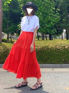 YOSSYさん(レディース・165cm)の夏コーディネート