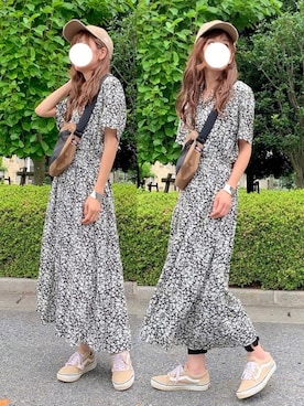 「petitcro（プティクロ）のpetitcro  ワイドバングル PCKB1901001（バングル/リストバンド）」を使った、YOSSYさん（レディース・165cm）の夏コーディネート