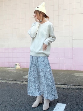 「やっぱりストリートが好き」｜「アイテム（アクセサリー）」を使った、YOSSYさん（レディース・165cm）の秋コーディネート