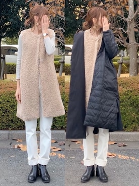 YOSSYさん(レディース・165cm)の冬コーディネート