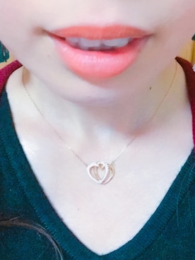 「くちびるオバケのアイテム（その他、ピンク系）」を使った、みやさん（レディース・159cm）の秋コーディネート