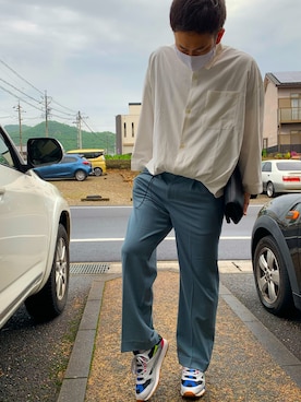 「コロナに負けるな」｜達也さん（メンズ・178cm）の春コーディネート