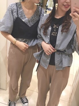 たけかわ ななさん（レディース・162cm）の春コーディネート