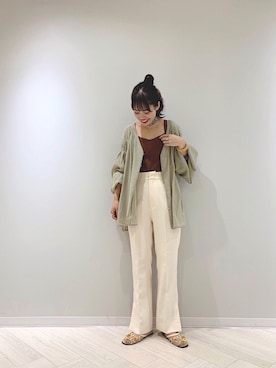 たけかわ ななさん（レディース・162cm）の秋コーディネート