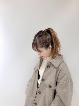 「mystic（ミスティック）のアイテム（ブルゾン）」を使った、たけかわ ななさん（レディース・162cm）の秋コーディネート