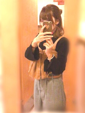 「RETRO GIRL（レトロガール）のアイテム（その他）」を使った、ｙａｇｉさん（レディース・154cm）の秋コーディネート