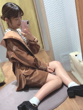 「アパレルスタッフ」｜「アイテム（その他）」を使った、Rieさん（レディース・150cm）の秋コーディネート