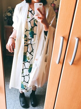 「MANEBU（マネブ）のアイテム」を使った、洋服が好きな人。さん（レディース・155cm）の春コーディネート