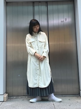 「JOINT WORKS（ジョイントワークス）のアイテム（ワンピース/ドレス）」を使った、Uさん（レディース・160cm）の冬コーディネート