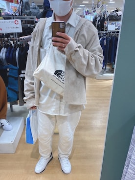 「コーデュロイシャツ」｜shinKさん（メンズ・169cm）の春コーディネート