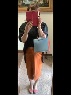 「TORY BURCH（トリーバーチ）のアイテム（腕時計）」を使った、sayanoさん（レディース・163cm）の春コーディネート