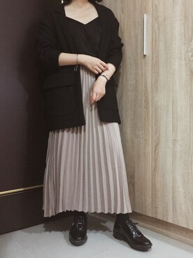 「PRIMARK（プライマーク）のアイテム（スーツジャケット）」を使った、TZUさん（レディース・156cm）の春コーディネート