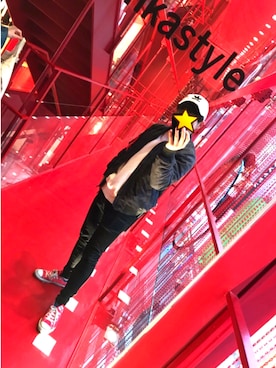 「アイテム（MA-1）」を使った、tomoさん（メンズ・165cm・10代）の春コーディネート
