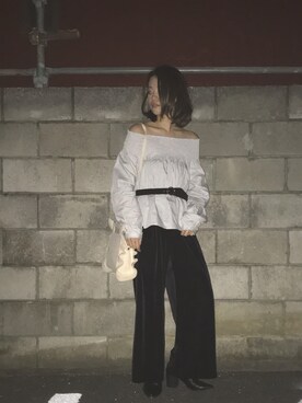 Rina Chishimaさん（レディース・157cm）の春コーディネート