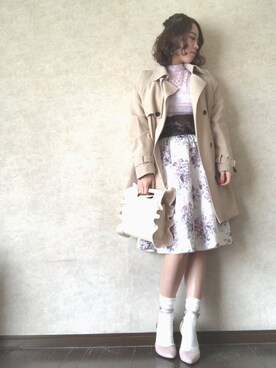 Rina Chishimaさん(レディース・157cm)の春コーディネート