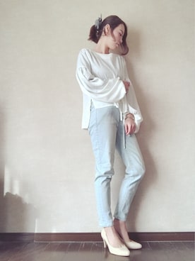 Rina Chishimaさん(レディース・157cm)の春コーディネート