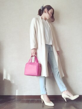 Rina Chishimaさん(レディース・157cm)の春コーディネート