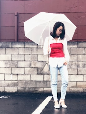 Rina Chishimaさん(レディース・157cm)の春コーディネート