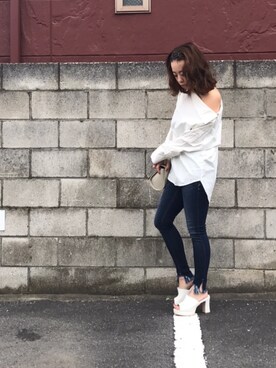 Rina Chishimaさん（レディース・157cm）の夏コーディネート